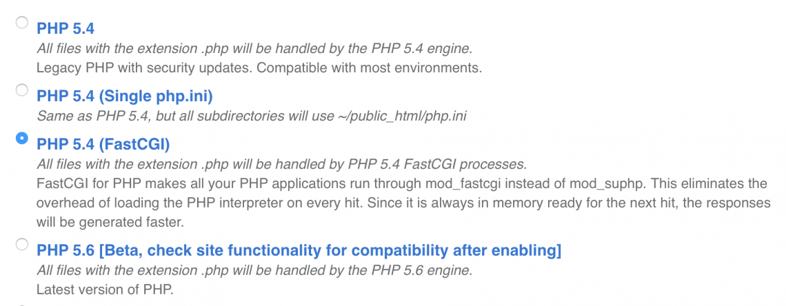 bluehost-cpanel-php54fastcgi